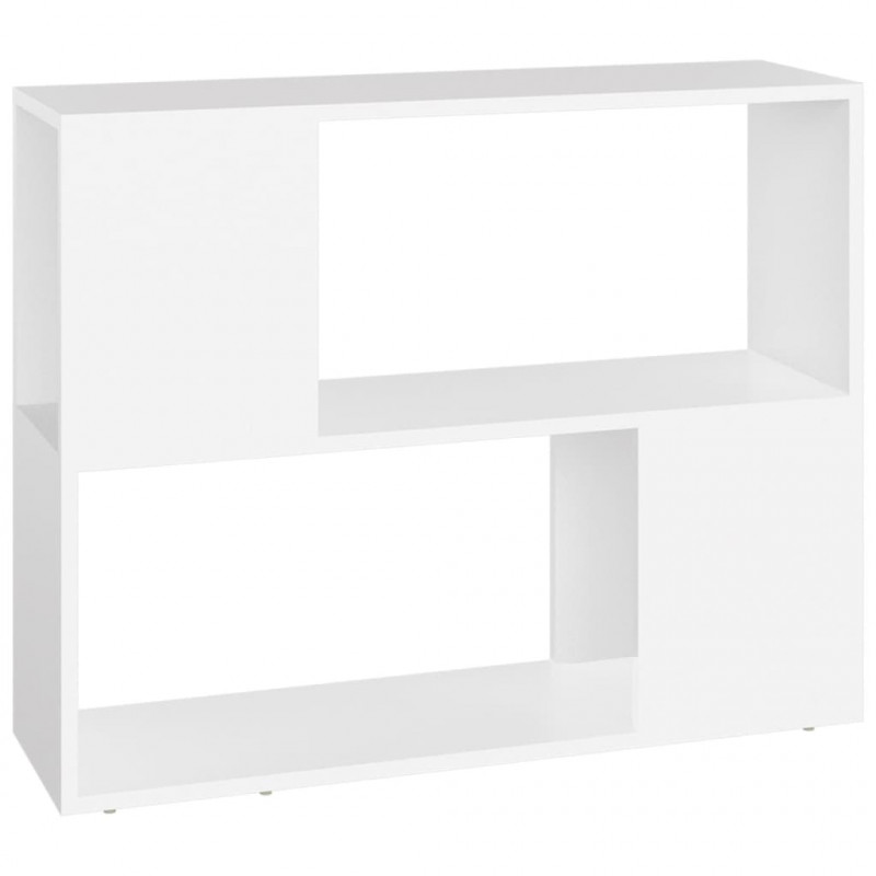 Szafka TV, biała, 80x24x63 cm, materiał drewnopochodny