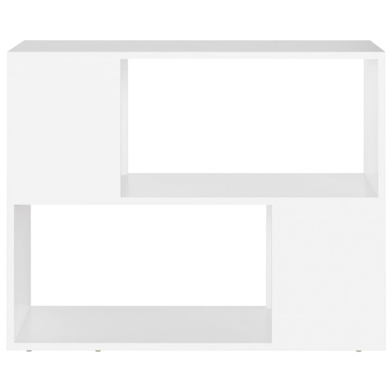 Szafka TV, biała, 80x24x63 cm, materiał drewnopochodny