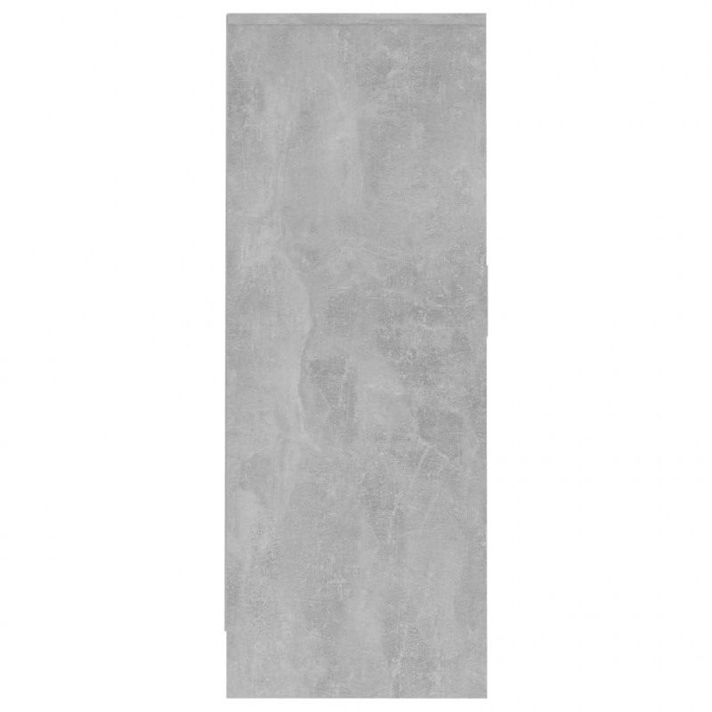 Szafka na buty, szarość betonu, 60x35x92 cm