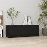 Szafka pod telewizor, czarna, 102x35x36,5 cm