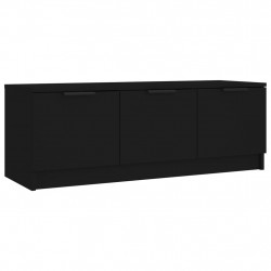 Szafka pod telewizor, czarna, 102x35x36,5 cm