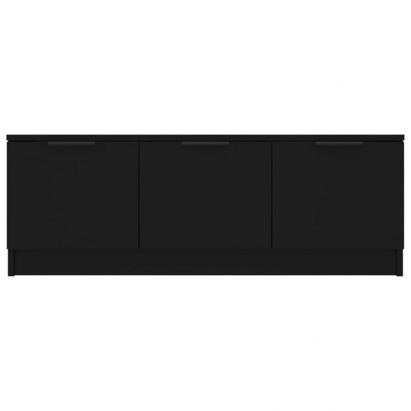 Szafka pod telewizor, czarna, 102x35x36,5 cm