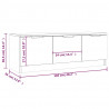 Szafka pod telewizor, czarna, 102x35x36,5 cm