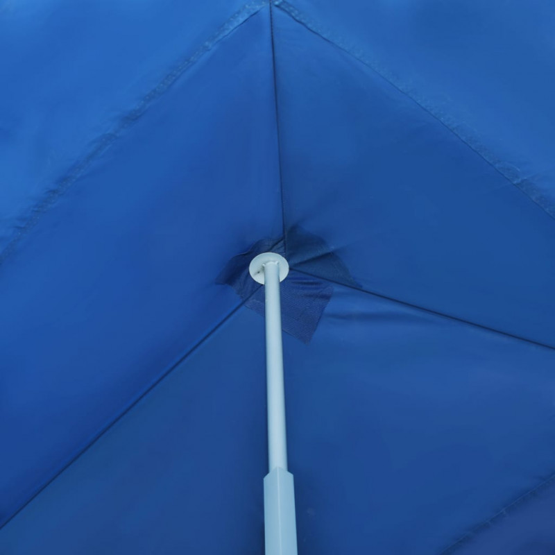 Składany namiot z 8 ścianami bocznymi, 3 x 9 m, niebieski