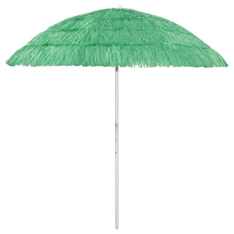 Parasol plażowy w hawajskim stylu, zielony, 240 cm