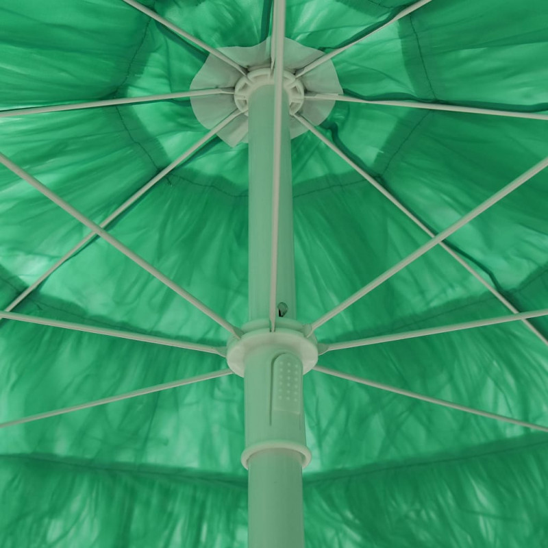 Parasol plażowy w hawajskim stylu, zielony, 240 cm