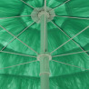 Parasol plażowy w hawajskim stylu, zielony, 240 cm