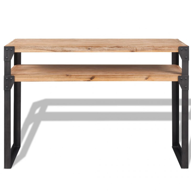 Stolik konsola z drewna akacjowego, 120x40x85 cm