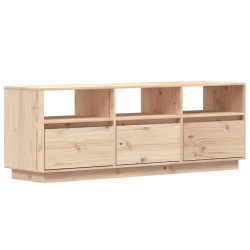 Szafka pod telewizor, 140x37x50 cm, lite drewno sosnowe