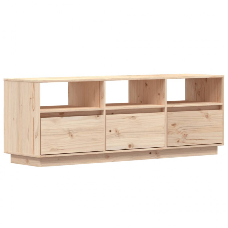 Szafka pod telewizor, 140x37x50 cm, lite drewno sosnowe