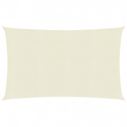 Żagiel przeciwsłoneczny, 160 g/m², kremowy, 2x4,5 m, HDPE