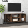 Szafka pod telewizor, przydymiony dąb, 102x35x45 cm