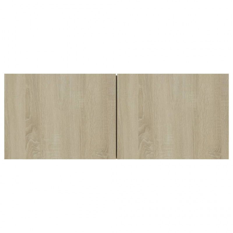 Szafka pod TV, dąb sonoma, 80x30x30 cm, materiał drewnopochodny