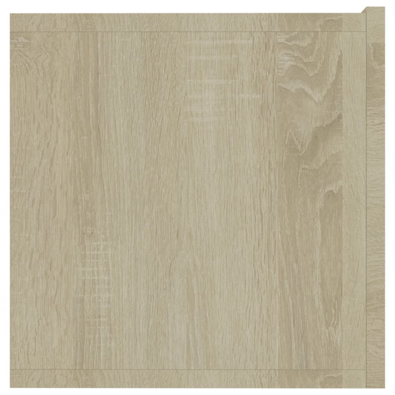 Szafka pod TV, dąb sonoma, 80x30x30 cm, materiał drewnopochodny