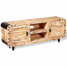 Szafka TV z surowego drewna mango 120x30x50 cm