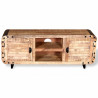 Szafka TV z surowego drewna mango 120x30x50 cm