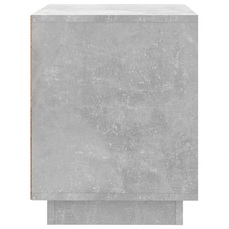 Szafki nocne, 2 szt., szarość betonu, 44x35x45 cm