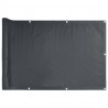 Parawan balkonowy z tkaniny oxford 75x600 cm antracyt