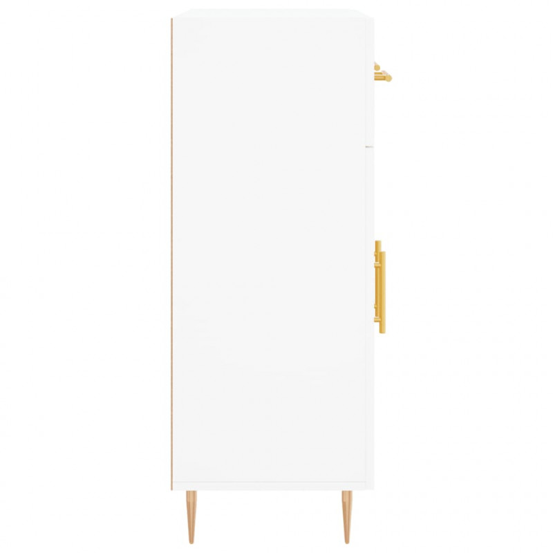 Szafka, biała, 69,5x34x90 cm, materiał drewnopochodny