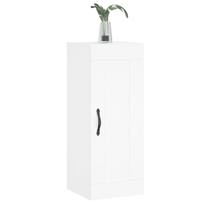 Szafka wisząca, biała, 34,5x34x90 cm, materiał drewnopochodny