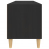 Szafka pod TV, czarna, 100x34,5x44,5cm, materiał drewnopochodny
