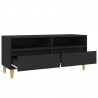 Szafka pod TV, czarna, 100x34,5x44,5cm, materiał drewnopochodny