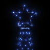 Choinka z metalowym słupkiem, 1400 niebieskich diod LED, 5 m
