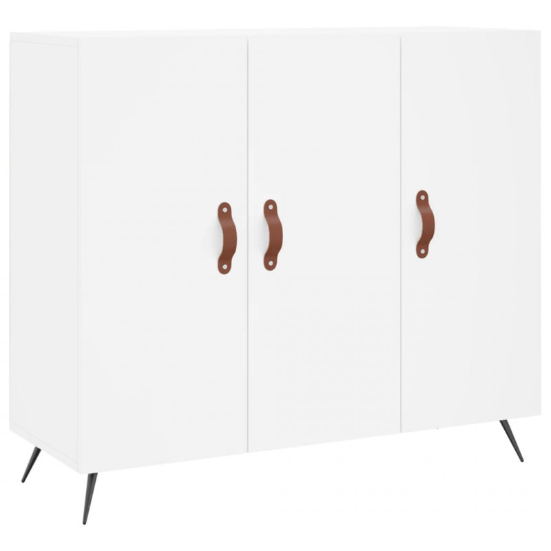 Szafka, biała, 90x34x80 cm, materiał drewnopochodny