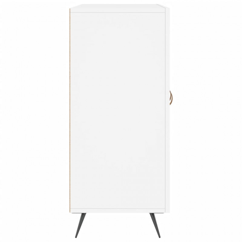 Szafka, biała, 90x34x80 cm, materiał drewnopochodny