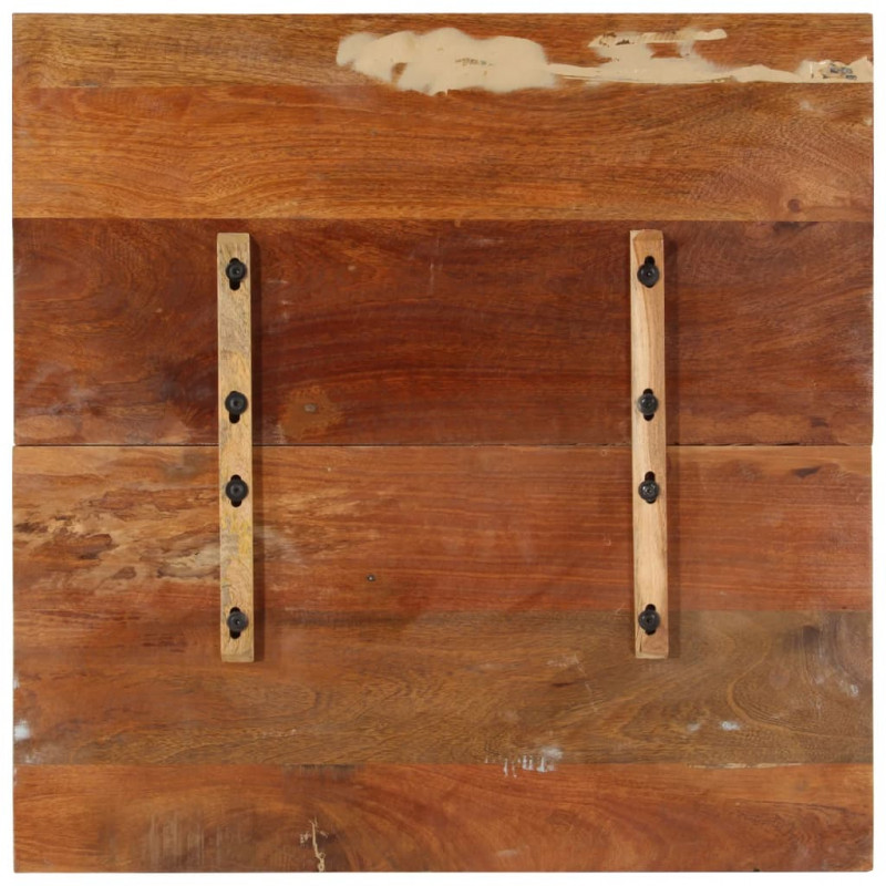 Kwadratowy blat stołu 80x80 cm, 25-27 mm, lite drewno z odzysku