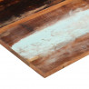 Kwadratowy blat stołu 80x80 cm, 25-27 mm, lite drewno z odzysku