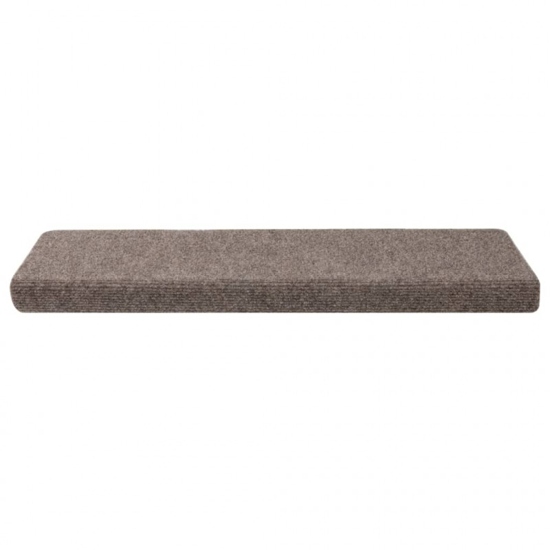 Nakładki na schody, 15 szt., igłowane, 65x21x4 cm, kremowe