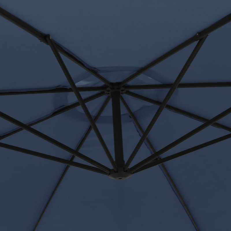 Parasol na wysięgniku 3,5 m, niebieski