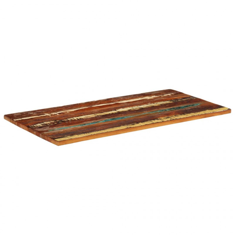 Prostokątny blat stołowy, 60x120 cm, 25-27 mm, drewno z odzysku