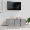 Szafka pod TV, szarość betonu, 80x34x30 cm