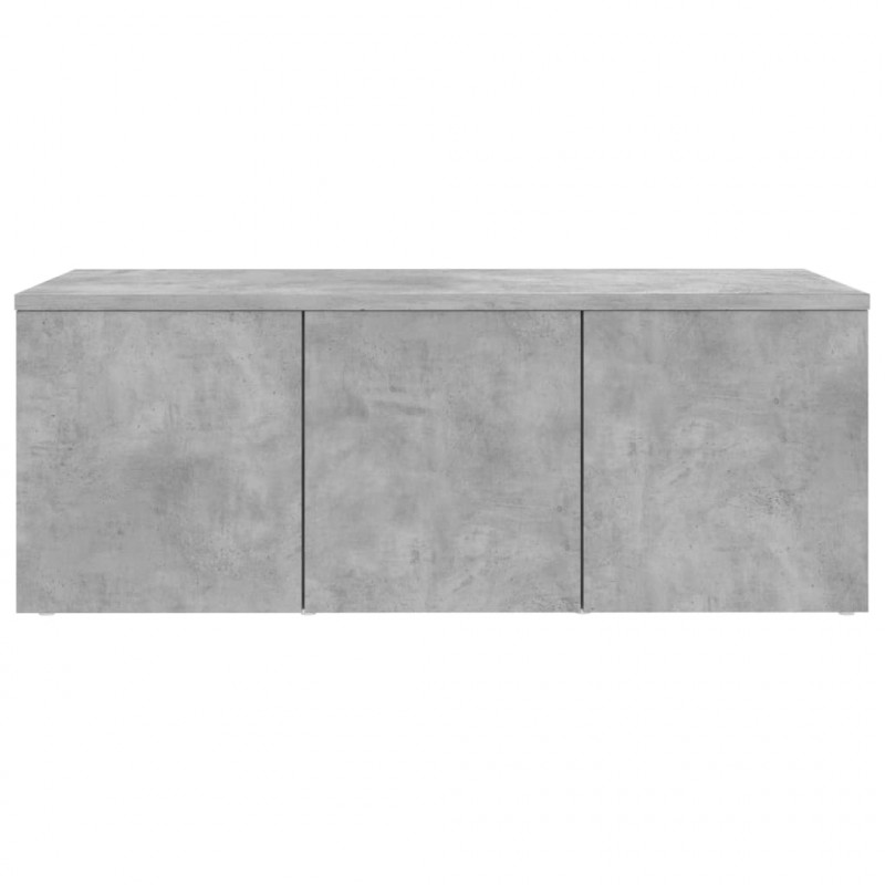 Szafka pod TV, szarość betonu, 80x34x30 cm