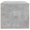 Szafka pod TV, szarość betonu, 80x34x30 cm