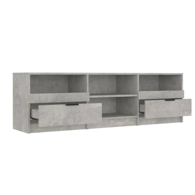 Szafka pod telewizor, szarość betonu, 150x33,5x45 cm