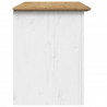 Szafka pod TV BODO, 2 szuflady, brązowa, 91,5x44,5x56cm sosnowa