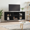 Szafka pod TV, czarna, 103,5x30x50 cm, materiał drewnopochodny