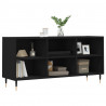Szafka pod TV, czarna, 103,5x30x50 cm, materiał drewnopochodny