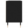 Szafka pod TV, czarna, 103,5x30x50 cm, materiał drewnopochodny