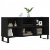 Szafka pod TV, czarna, 103,5x30x50 cm, materiał drewnopochodny