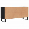 Szafka pod TV, czarna, 103,5x30x50 cm, materiał drewnopochodny