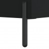 Szafka pod TV, czarna, 102x36x50 cm, materiał drewnopochodny