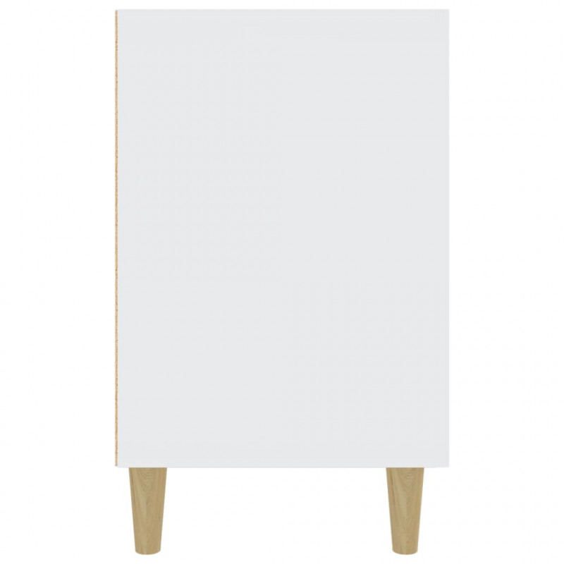 Komoda, biała, 100x36x60 cm, materiał drewnopochodny