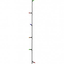 Sznur z 400 kolorowymi lampkami LED, 40 m, 8 efektów