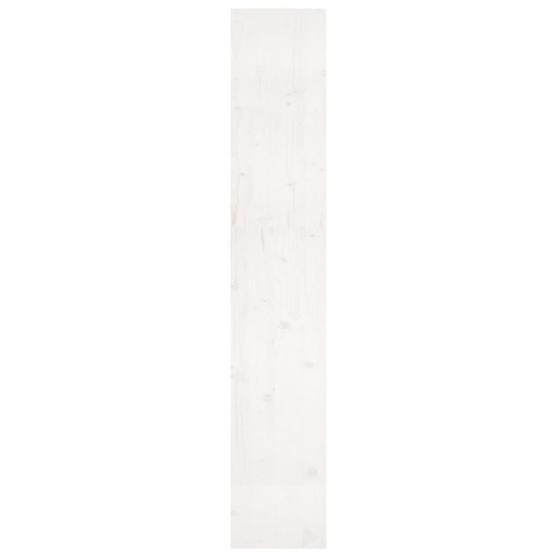 Regał na książki/przegroda, biały, 80x30x167,4 cm, sosnowy