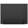 Wisząca szafka pod TV, szara, wysoki połysk, 120x23,5x90 cm