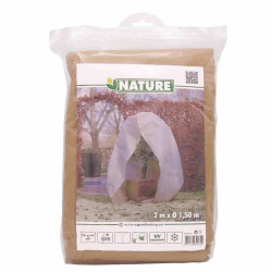 Nature Kaptur ochronny na rośliny z zamkiem, 70 g/m², beż, 2x1,5x1,5 m